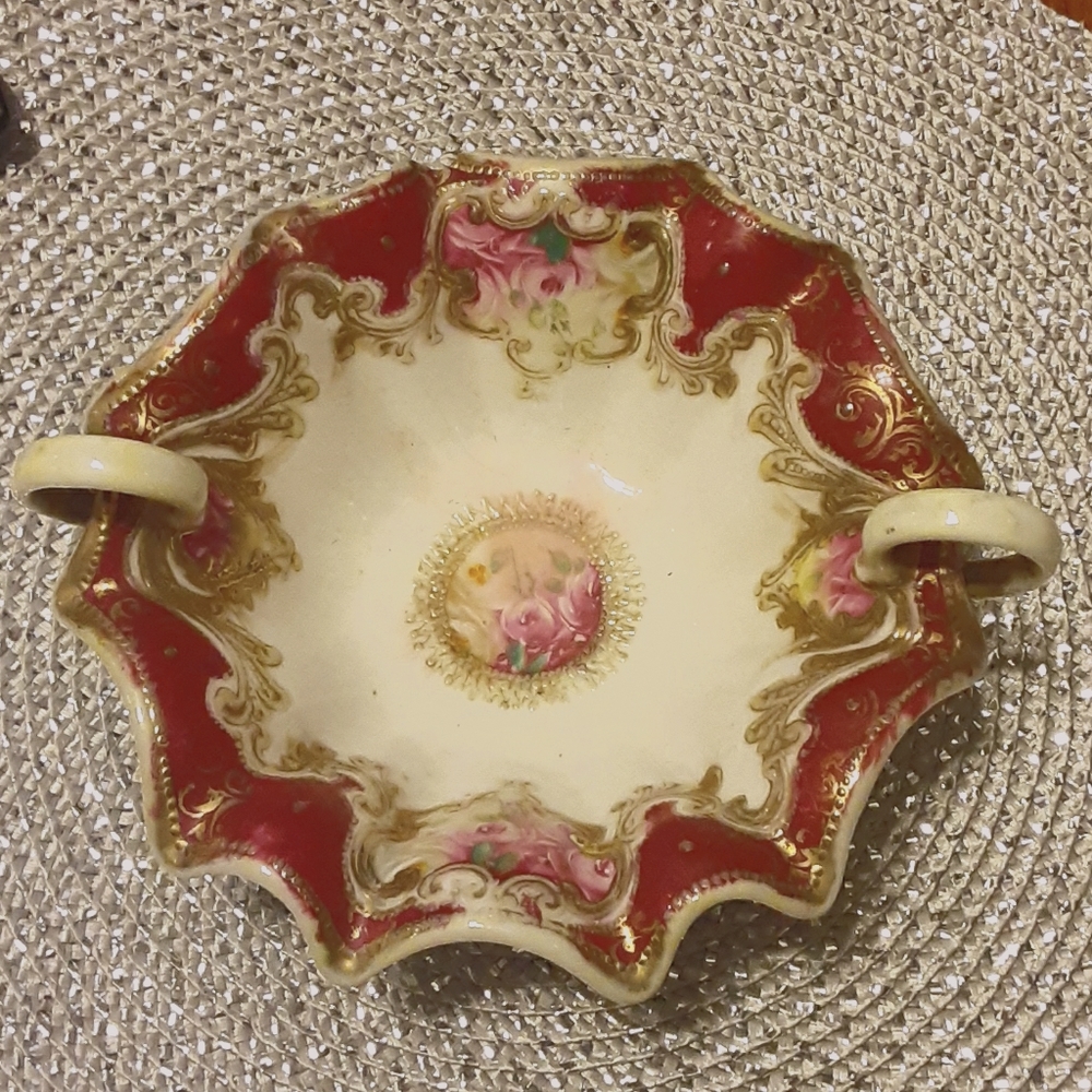 Noritake Nippon hand-painted scalloped Edge 1900's